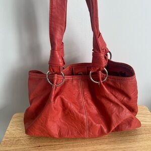 Payless Coral Slouchy Handbag